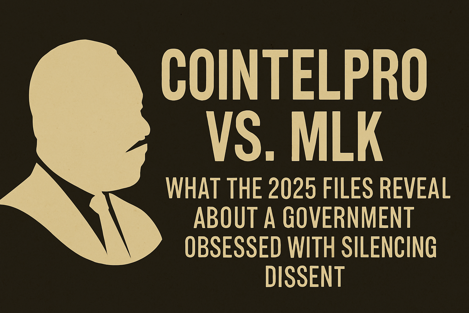 COINTELPRO vs. MLK: What the 2025 Files Reveal About a Government Obsessed With Silencing Dissent