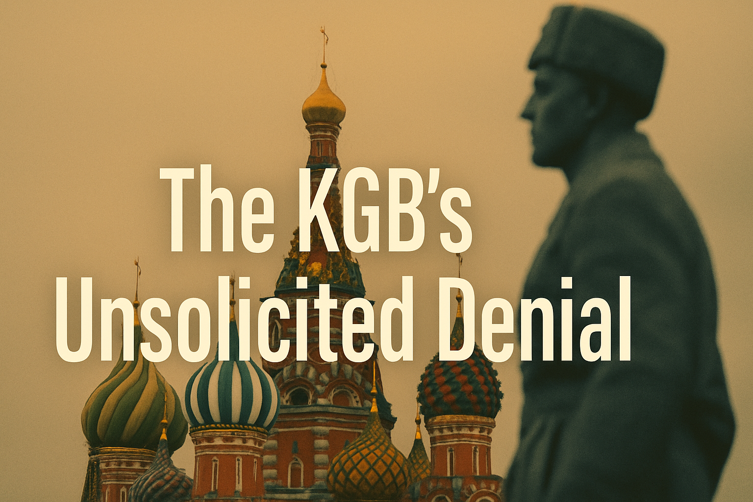 “Oswald Had No Friends Here”: The KGB’s Unsolicited Denial