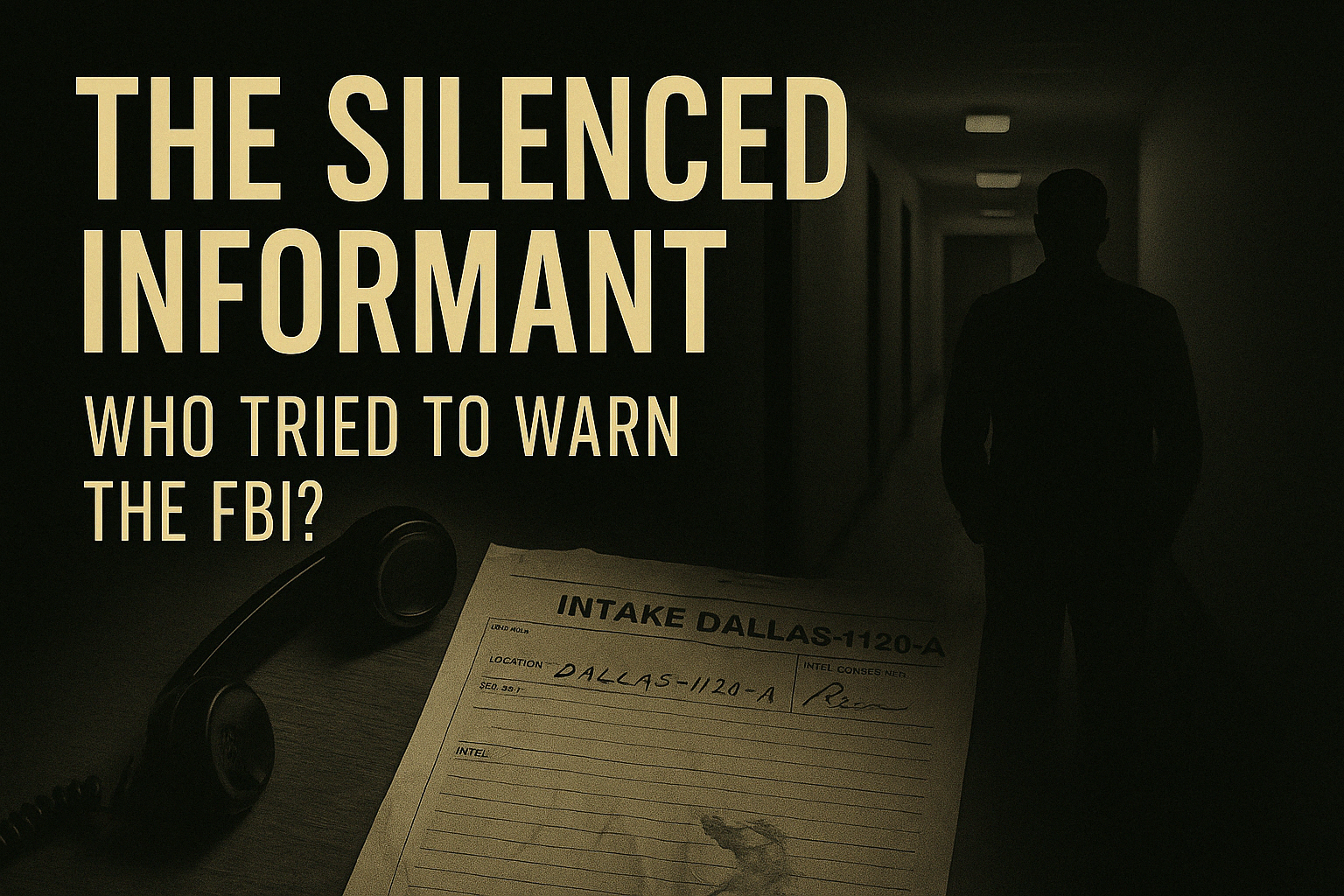 The Silenced Informant: Who Tried to Warn the FBI?