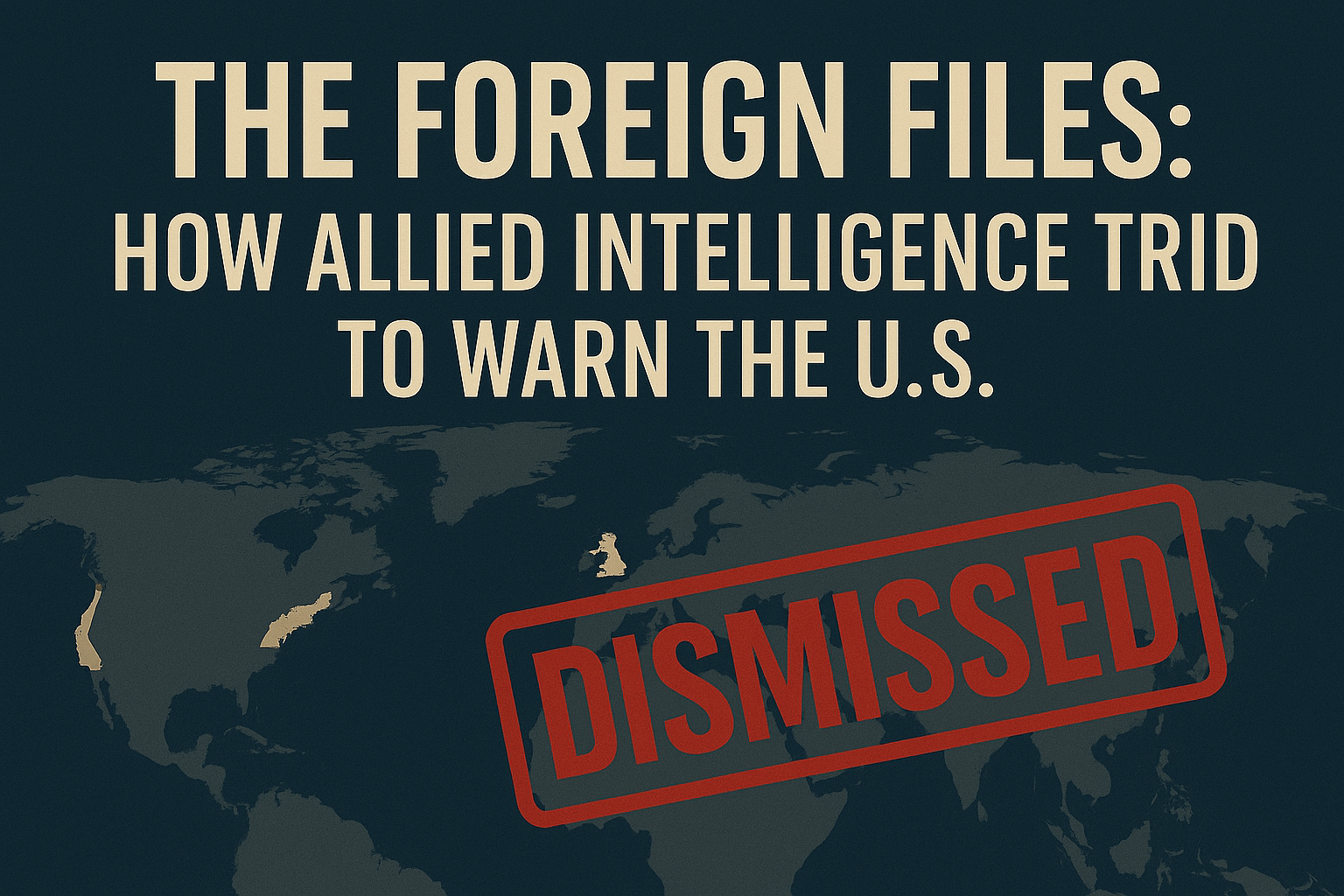 The Foreign Files: How Allied Intelligence Tried to Warn the U.S.