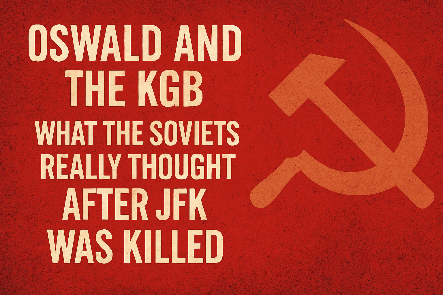Oswald and the KGB: What the Soviets Really Thought After JFK Was Killed