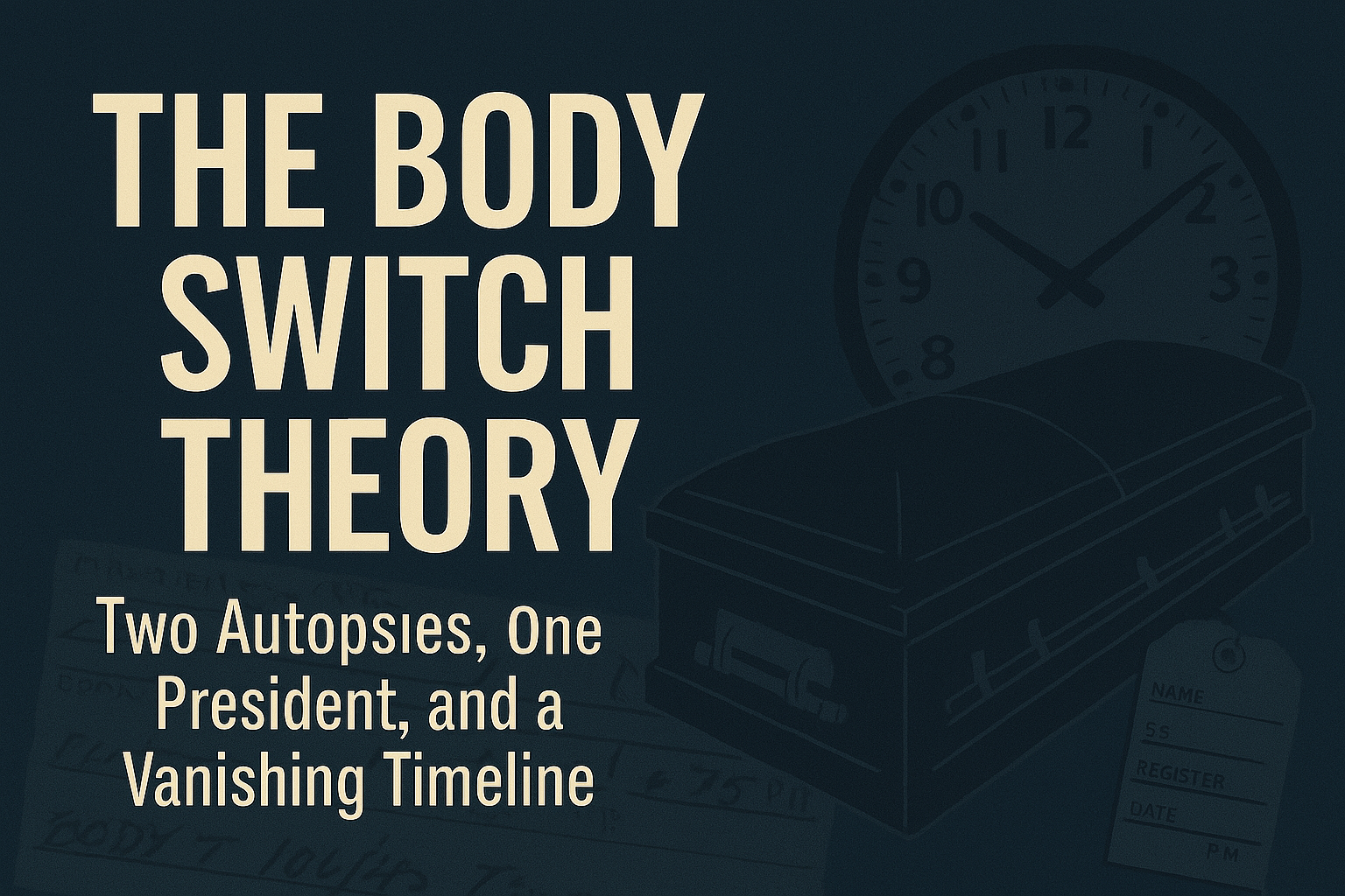 The Body Switch Theory: Two Autopsies, One President, and a Vanishing Timeline