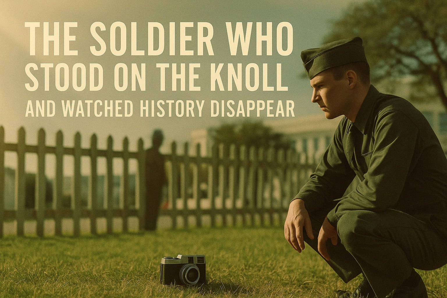 The Soldier Who Stood On The Knoll And Watched History Disappear