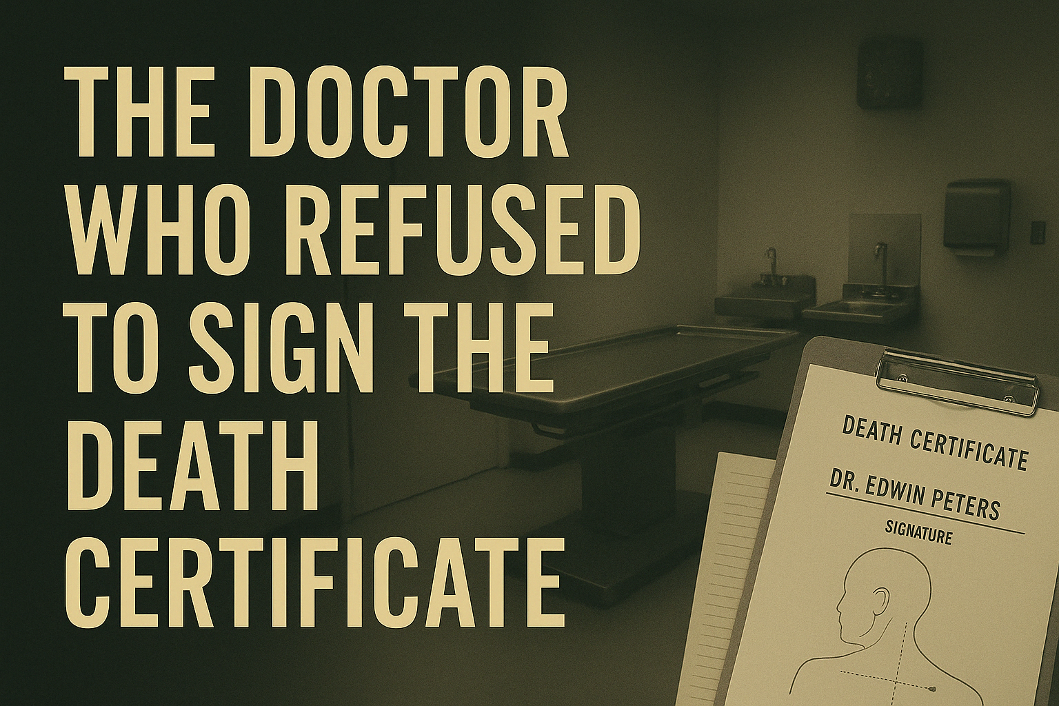 The Doctor Who Refused To Sign The Death Certificate