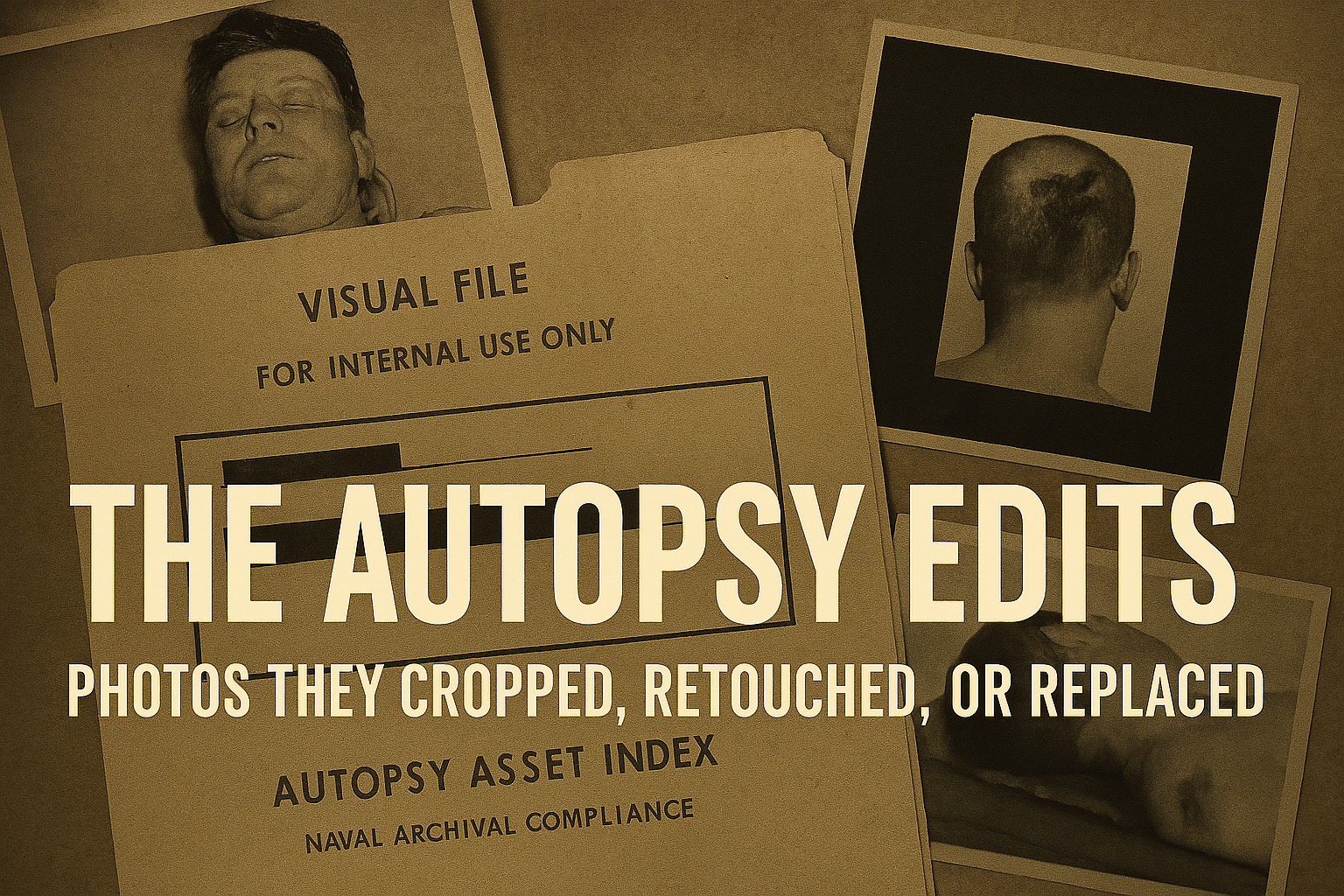 The Autopsy Edits: Photos They Cropped, Retouched, or Replaced