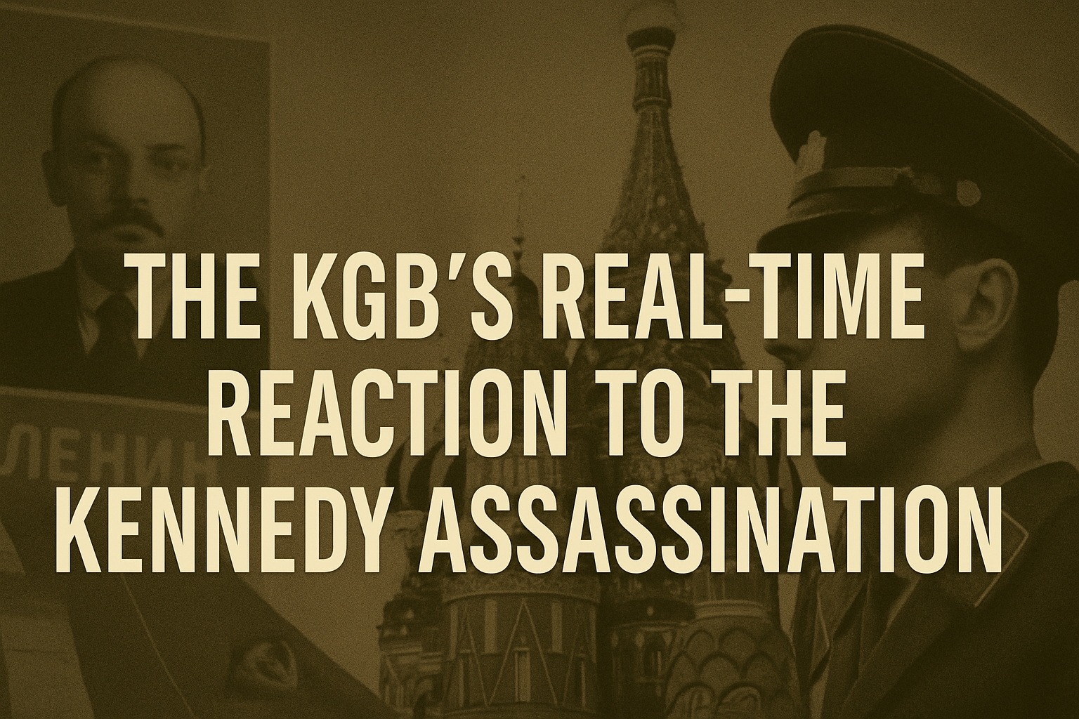The KGB’s Real-Time Reaction to the Kennedy Assassination