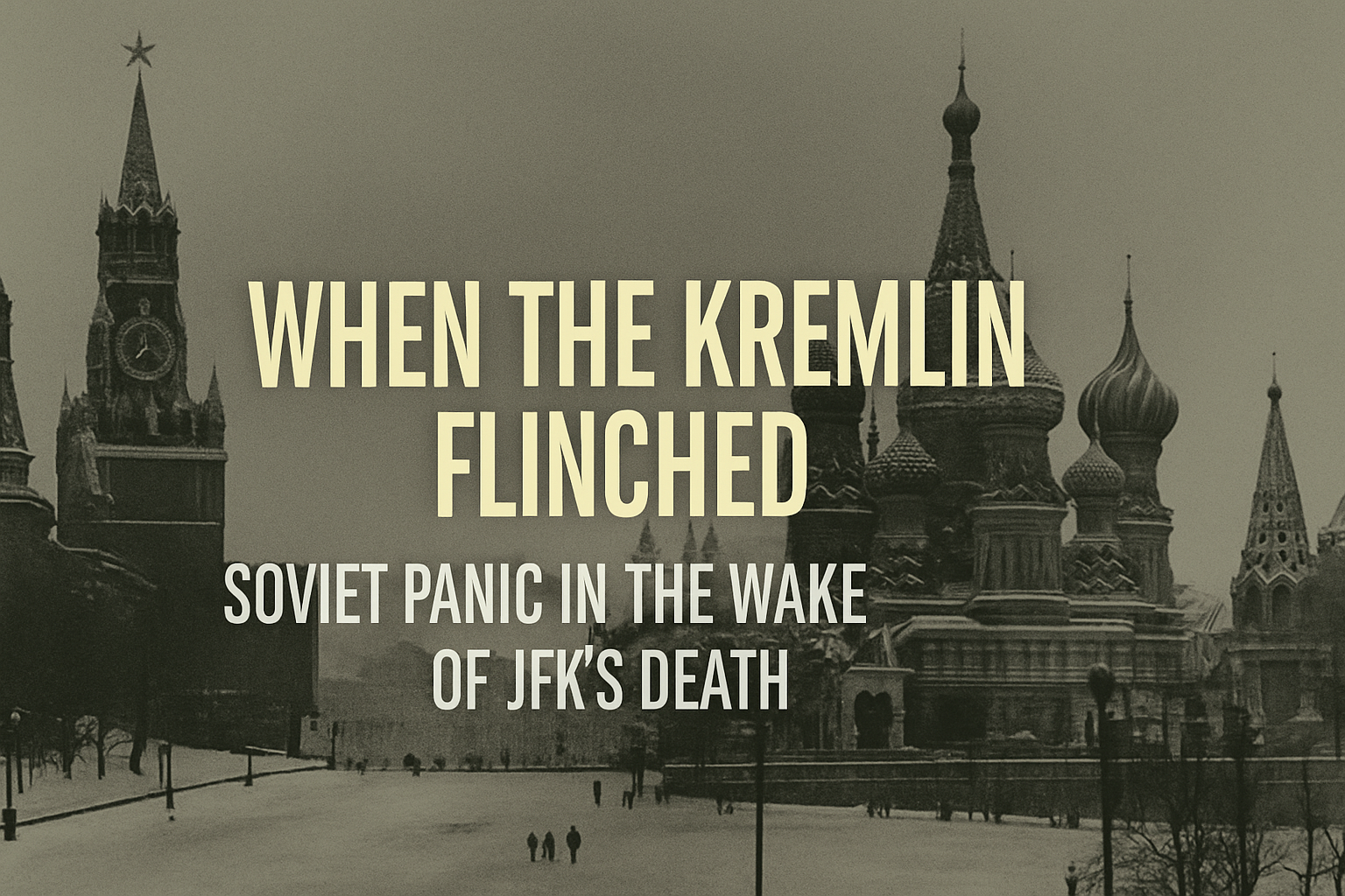 When the Kremlin Flinched: Soviet Panic in the Wake of JFK’s Death