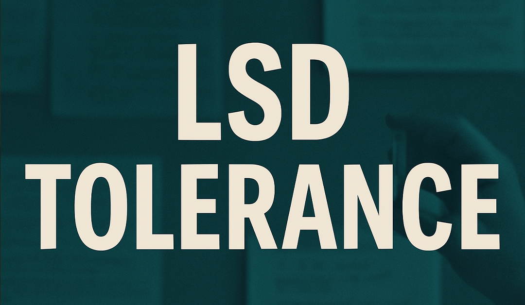Declassified Study Reveals LSD Tolerance Builds in Just 3 Days