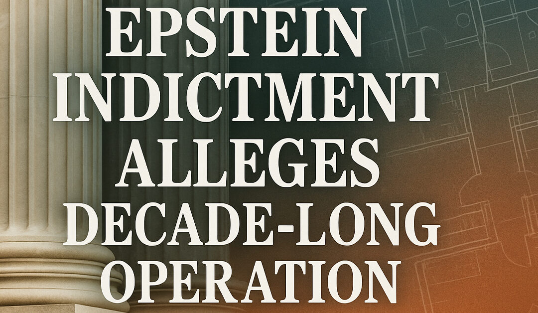 Epstein Indictment Alleges Decade-Long Sex Trafficking Operation
