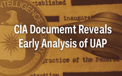 Declassified CIA Memo Describes Police UAP Encounter & Military Alert