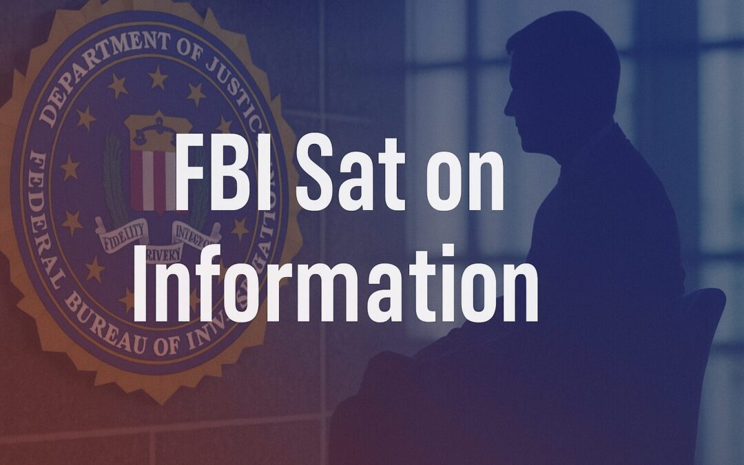 FBI Sat on Early Epstein Tip Detailing Underage Victim Network