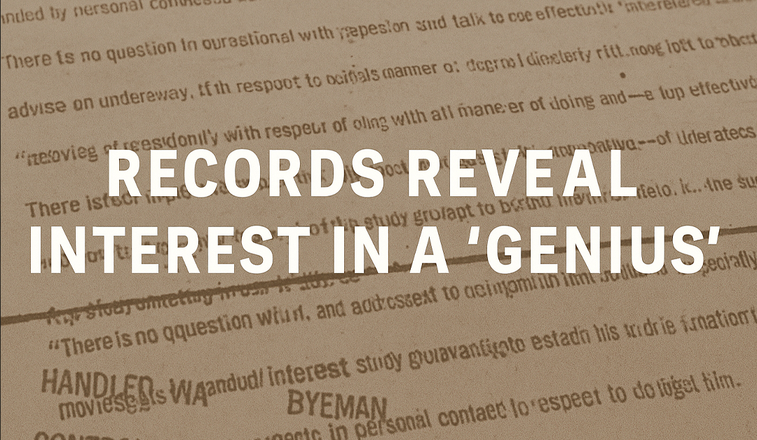 Covert Conversations & CIA Cold War Strategy Surface in Declassified Notes