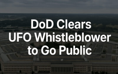 Whistleblower Grusch Cleared to Go Public With UFO Material Recovery Claims