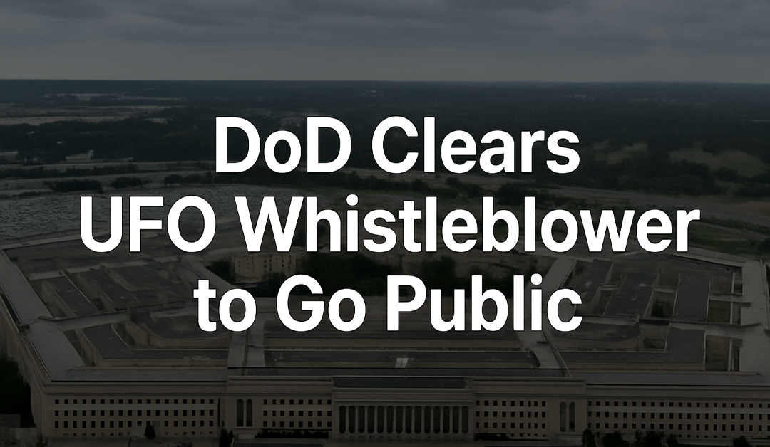 Whistleblower Grusch Cleared to Go Public With UFO Material Recovery Claims