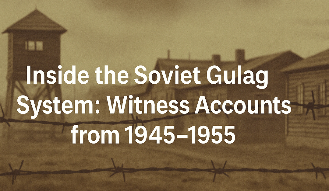 Forced Labor Camps in the USSR, Transfer of Prisoners & Official Attitudes