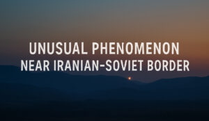 Bright Object Reported on Horizon Near Iranian-Soviet Border iran soviet uap