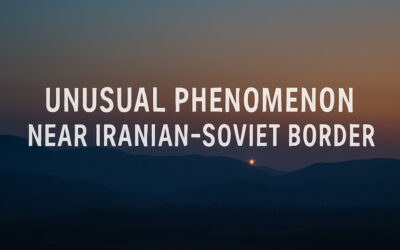 Bright Object Reported on Horizon Near Iranian-Soviet Border