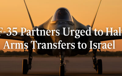 The F-35 Fallout: Over 230 Groups Demand Global Arms Embargo on Israel