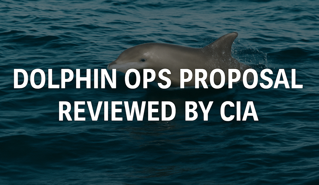 CIA Memo Proposes Use of Dolphins for Covert Marine Operations