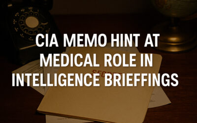 CIA Memo Hints at Interest in Medical Insight for Intelligence Briefings