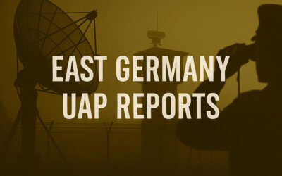 Eyes on East Germany: UAP Reports from Behind the Iron Curtain