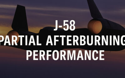 CIA Document Reveals J-58 Jet Engine Capabilities Tied to Partial Afterburning