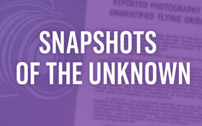 Snapshots of Unknown UFO in U.S. Intelligence Archives
