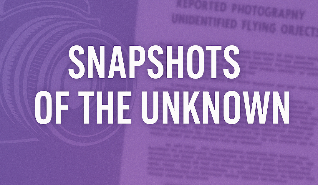 Snapshots of Unknown UFO in U.S. Intelligence Archives