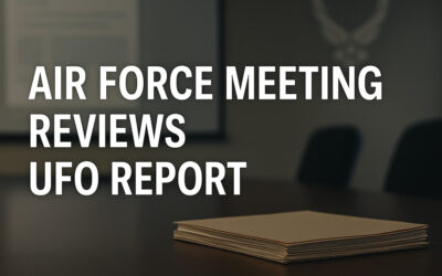 Air Force Meeting Reviews UFO Advisory Panel Report