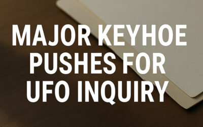 Major Keyhoe Pushed for Answers on UFO Inquiry