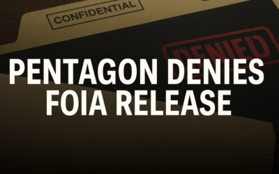 Pentagon Denies Release of Records in Black Vault FOIA Case